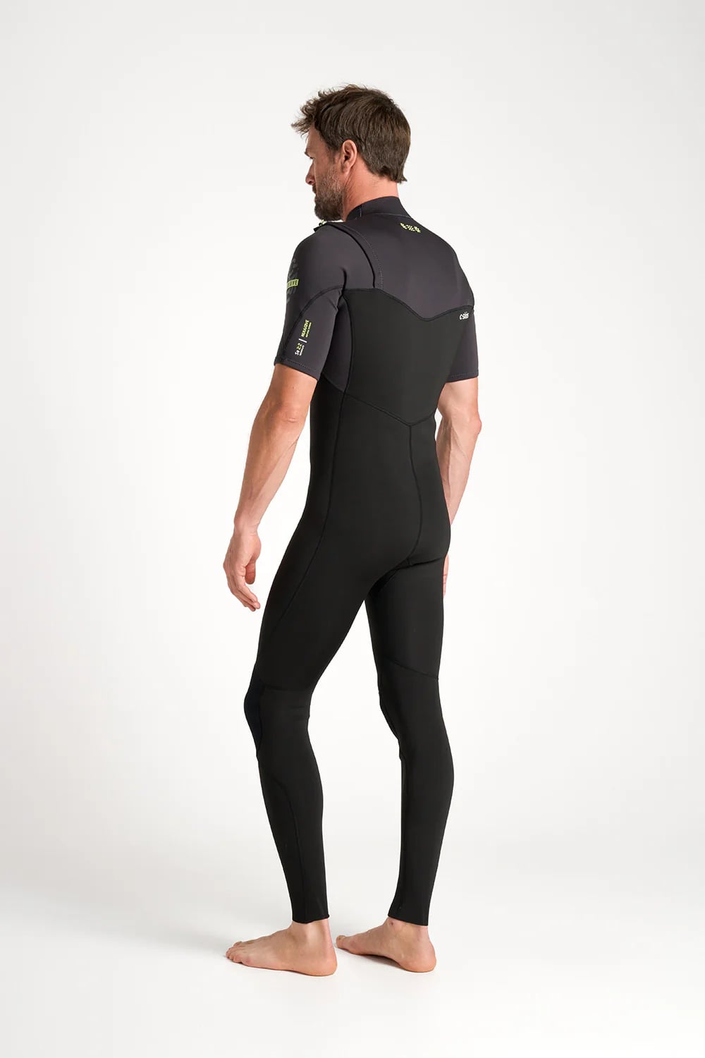 C-Skins NuWave Session Lite 2:2 Herren Chest Zip Short Sleeve Steamer
