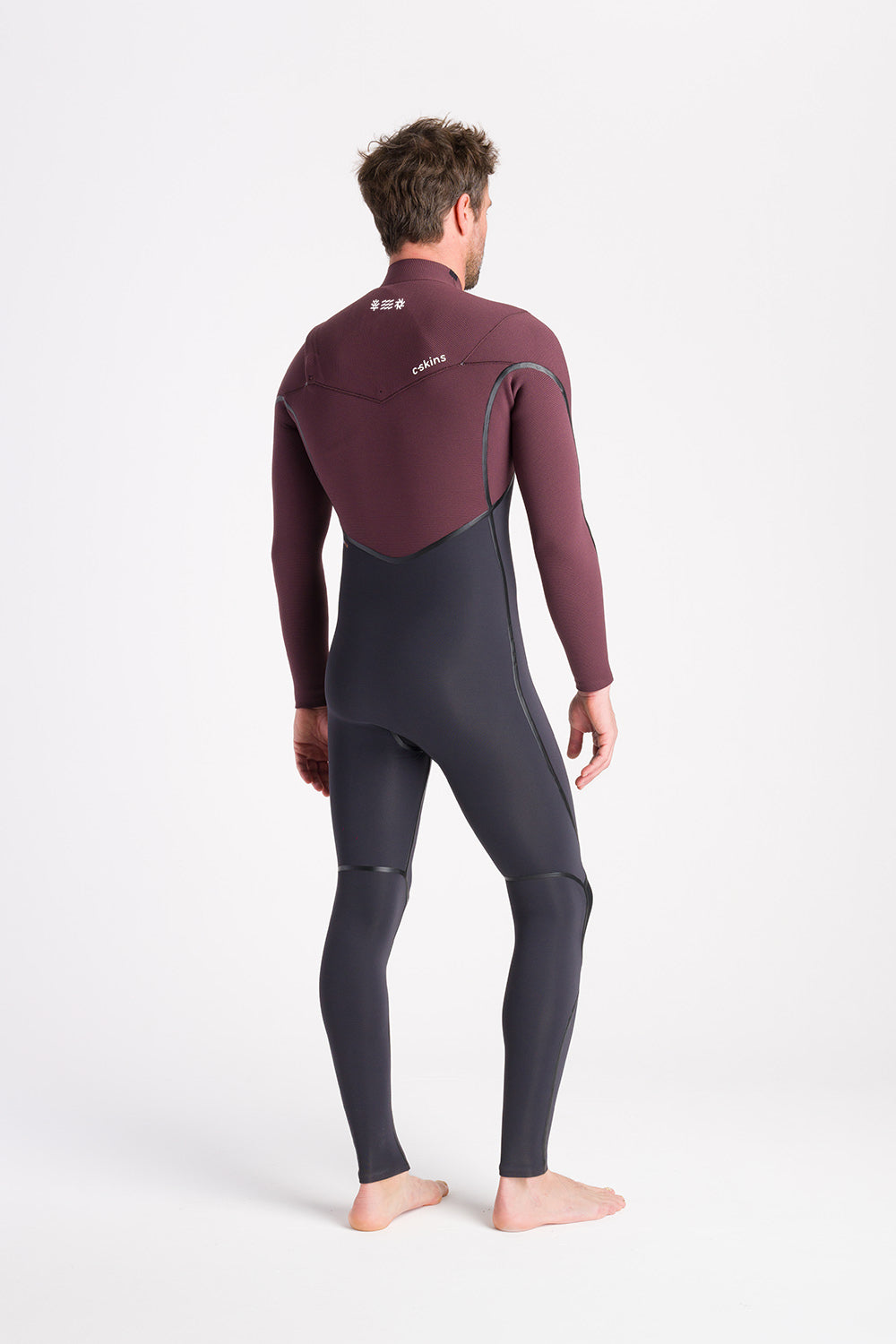 NuWave Wired 4:3mm Heren Chest Zip Steamer Wetsuit