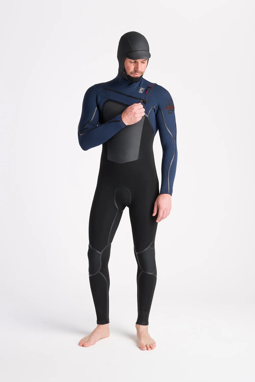 NuWave Wired 5:4 Heren LQS Chest Zip Hooded Steamer