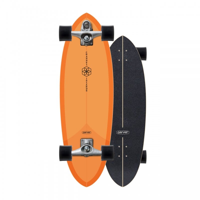 CI Mid Orange 32" C7 Surf Skate Complete