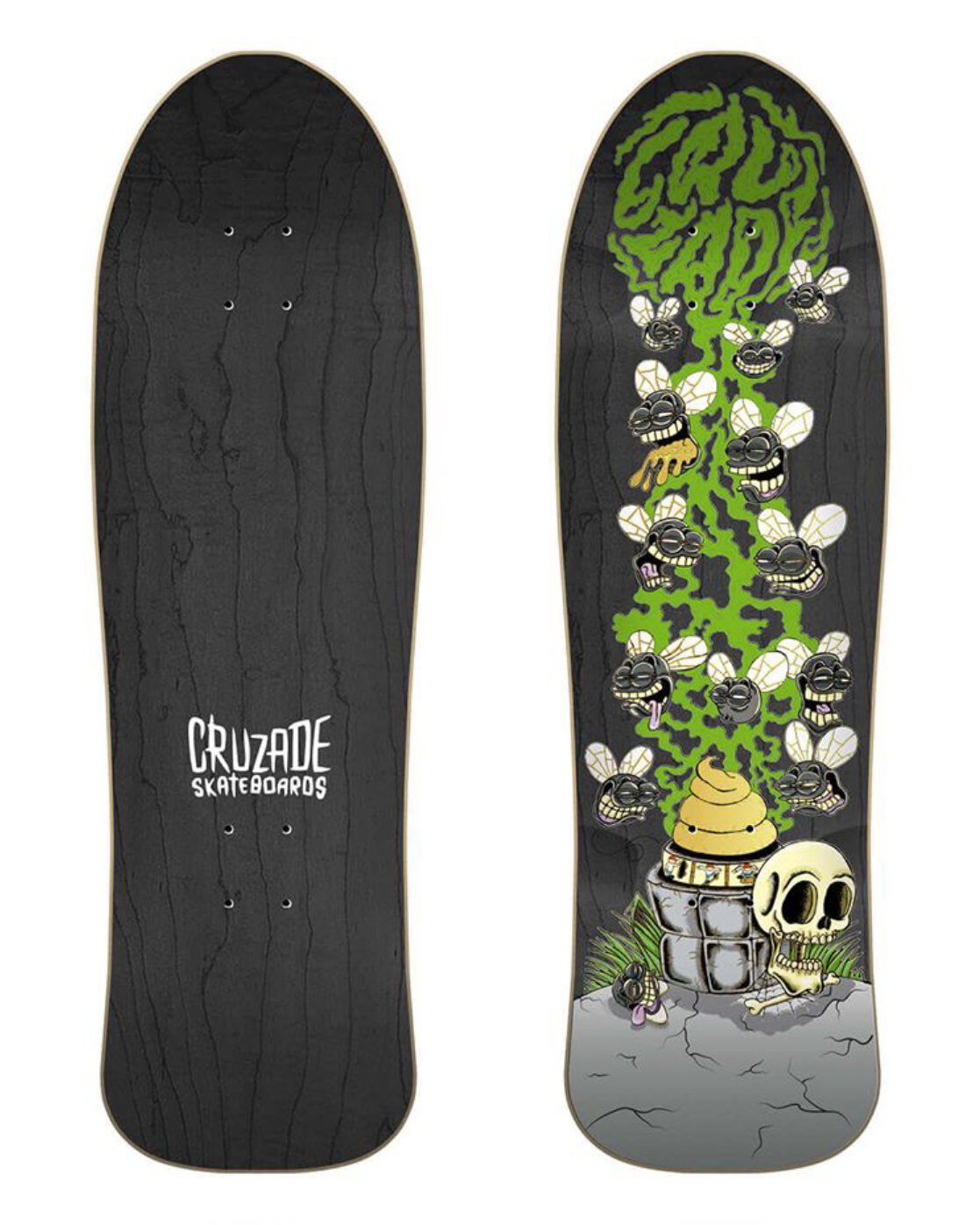 Holy Shit 9" Old School Skateboard Complete
