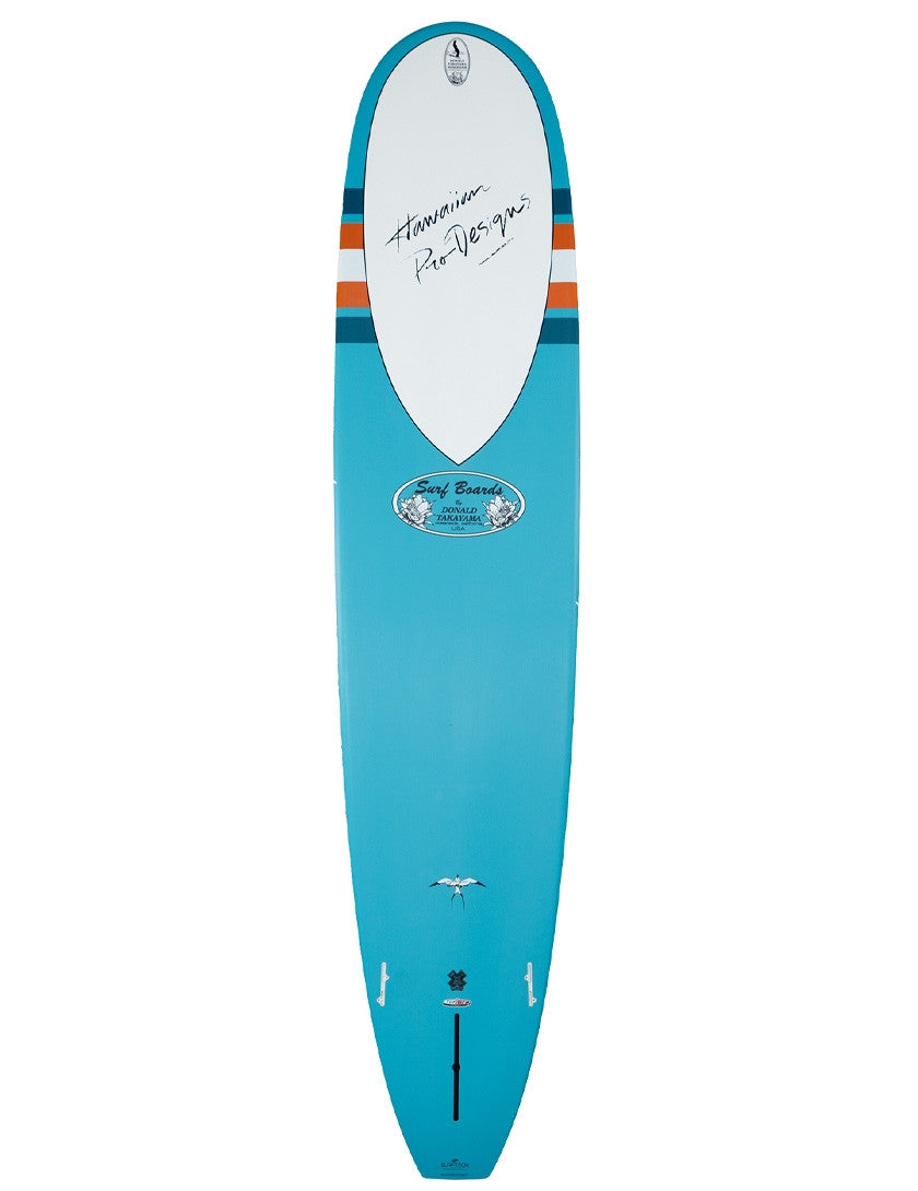 In the Pink Tufflite surfboard