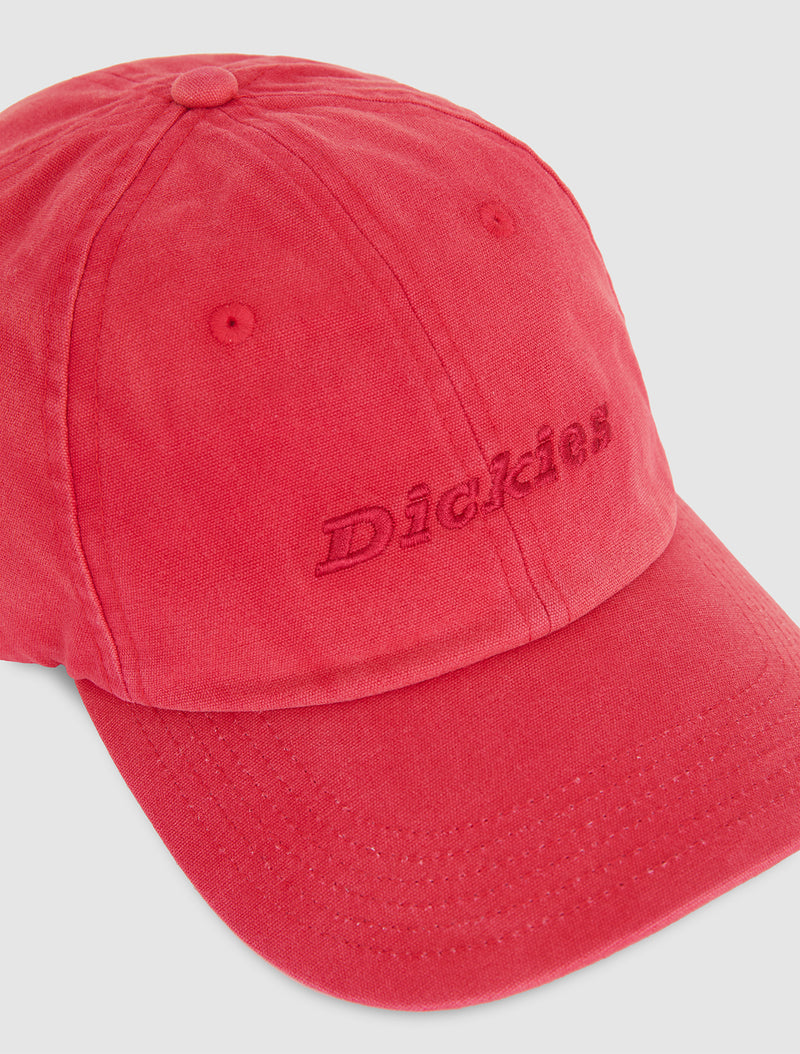Dickies MIDDLEFIELD WASH DAD CAP GARNET