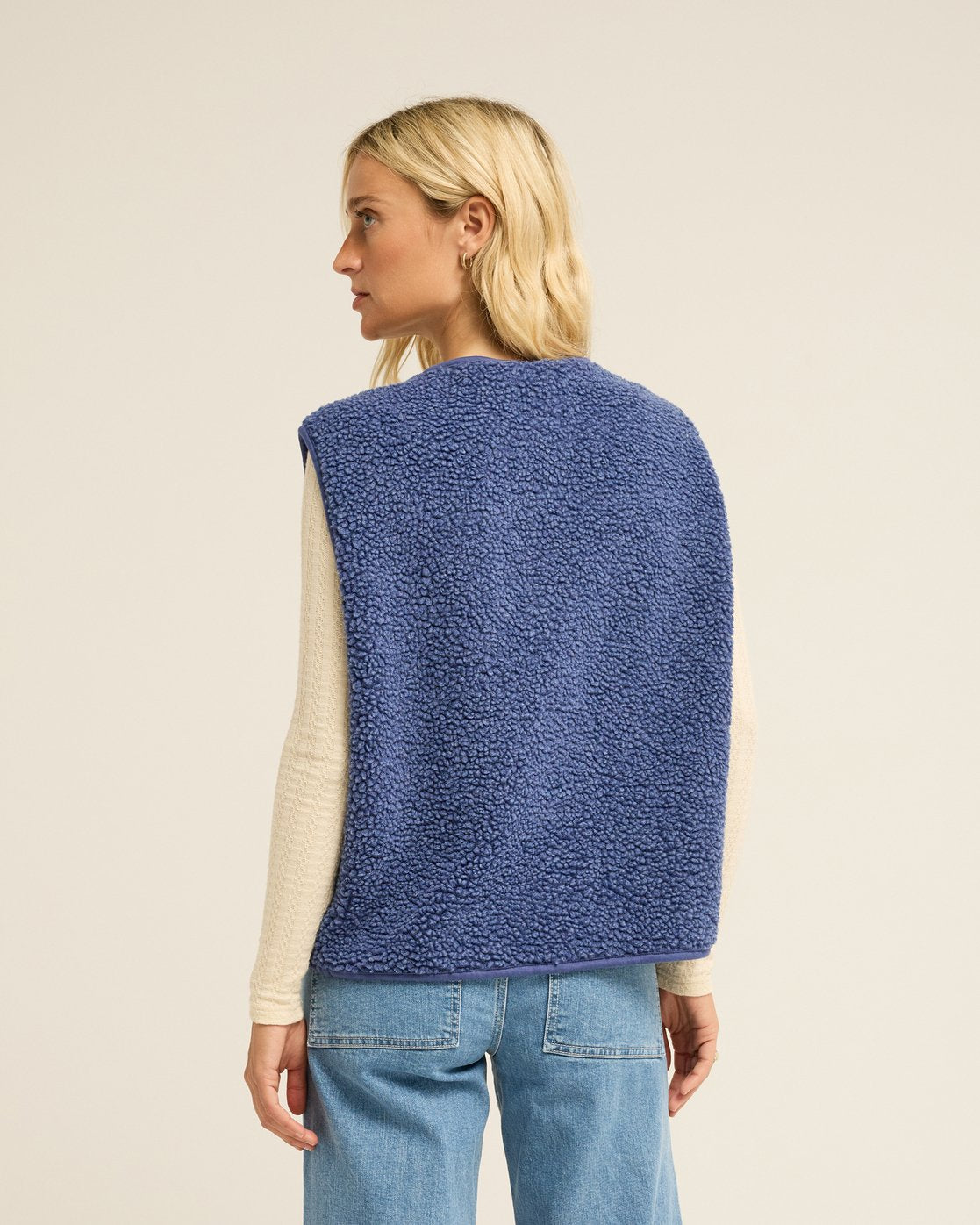 Be Happy Vest Half Zip Polar Fleece Trui