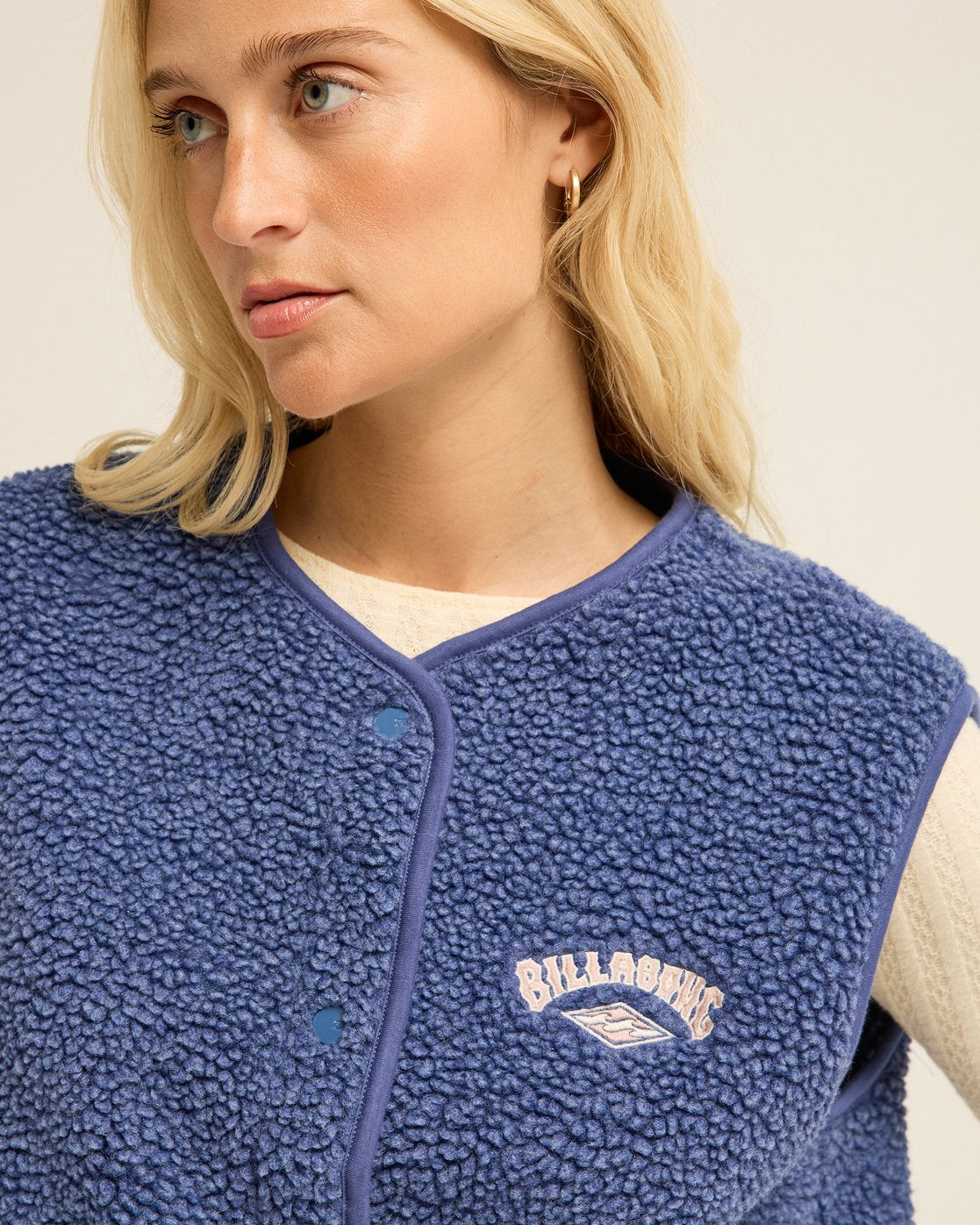 Be Happy Vest Half Zip Polar Fleece Trui