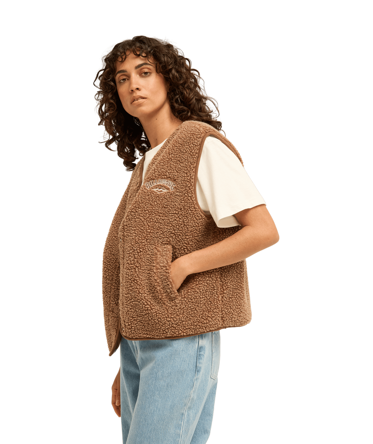 Be Happy Vest Half Zip Polar Fleece Trui