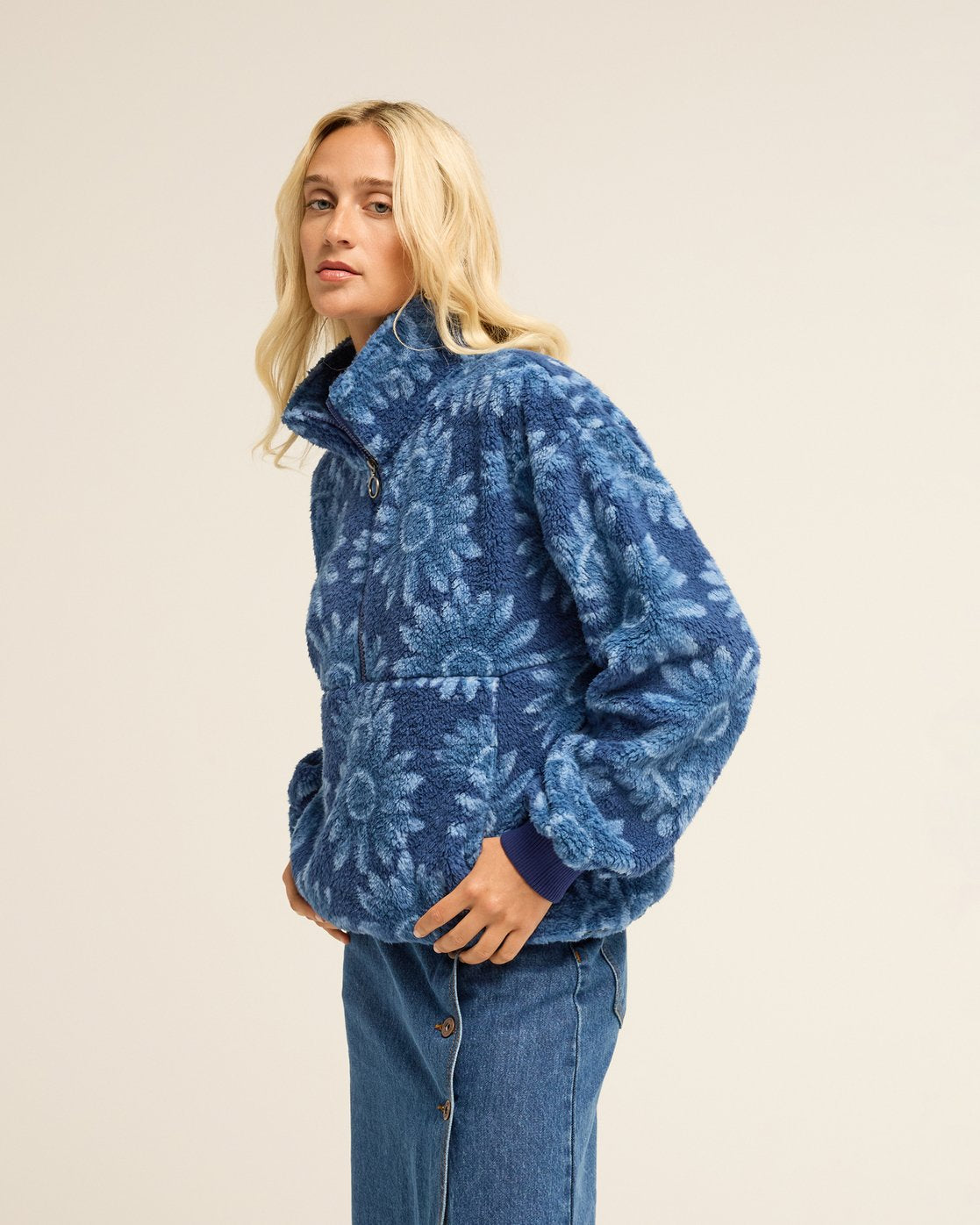 Time Off Half-Zip Polar-Fleece-Pullover