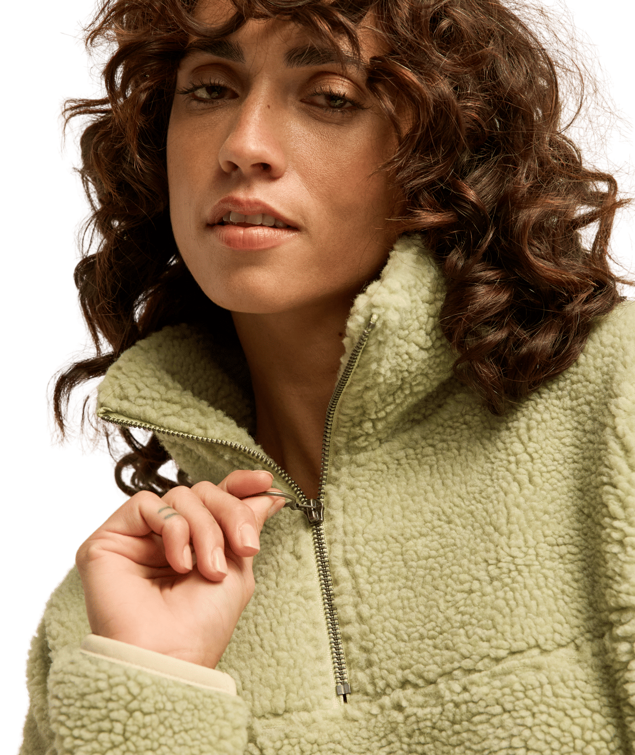 Sun Fun Half Zip Polar Fleece Trui