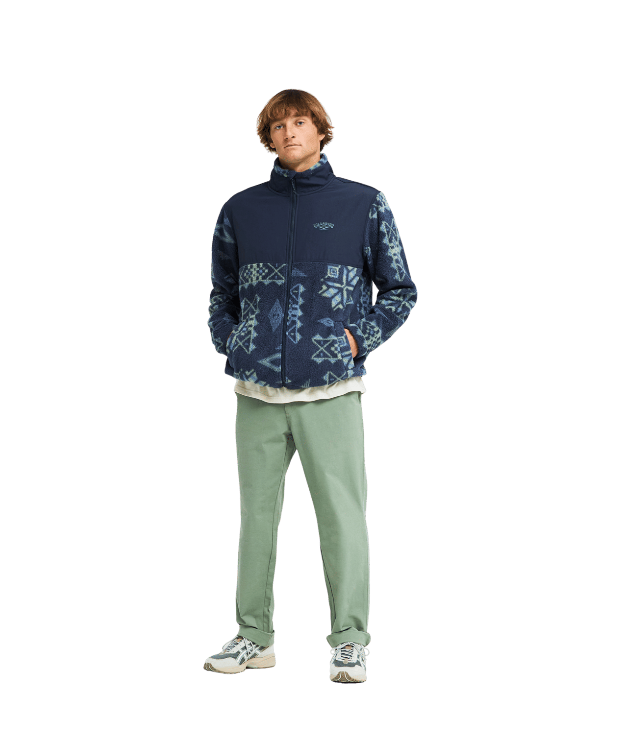 Boundary Reissu Half Zip Polar Fleece Trui