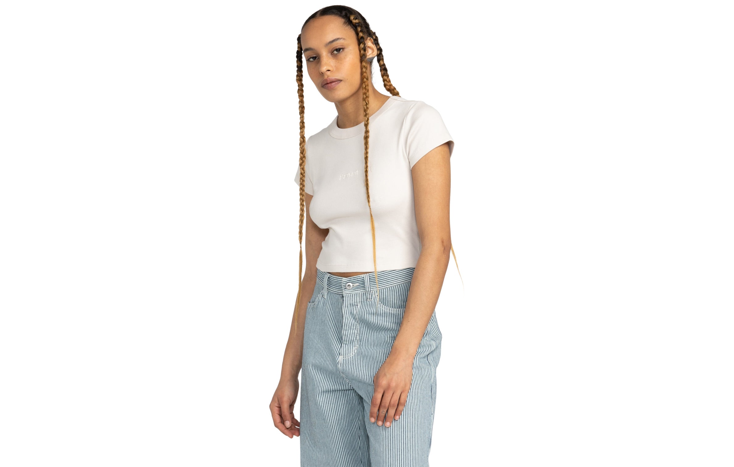 Element Lowcase Crop - Kurzarm-T-Shirt Für Damen