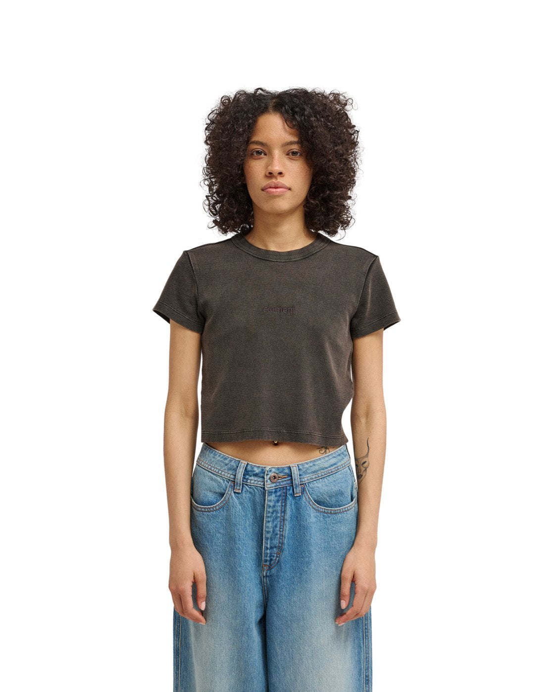 Lowcase Crop - Korte Mouwen T-Shirt Voor Dames