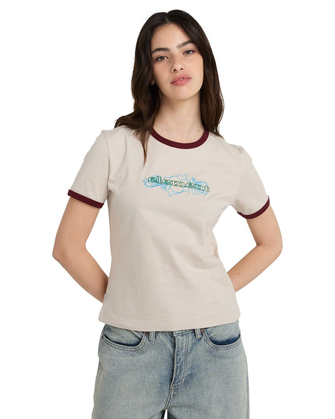 Element Yarnhill Ringer - Short Sleeve T-Shirt For Women