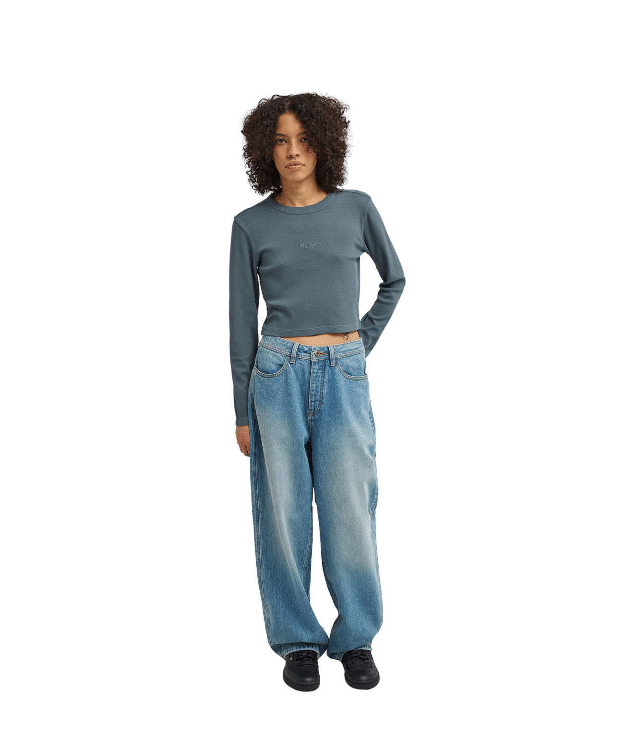Lowcase Crop Lange Mouwen T-shirt