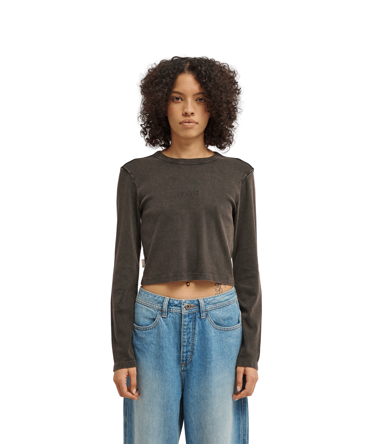 Lowcase Crop Lange Mouwen T-shirt