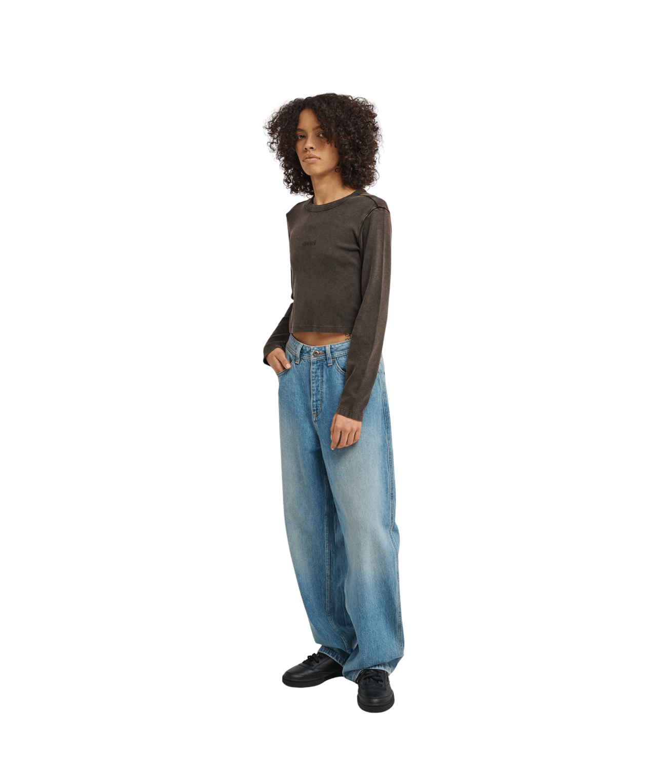 Lowcase Crop Lange Mouwen T-shirt