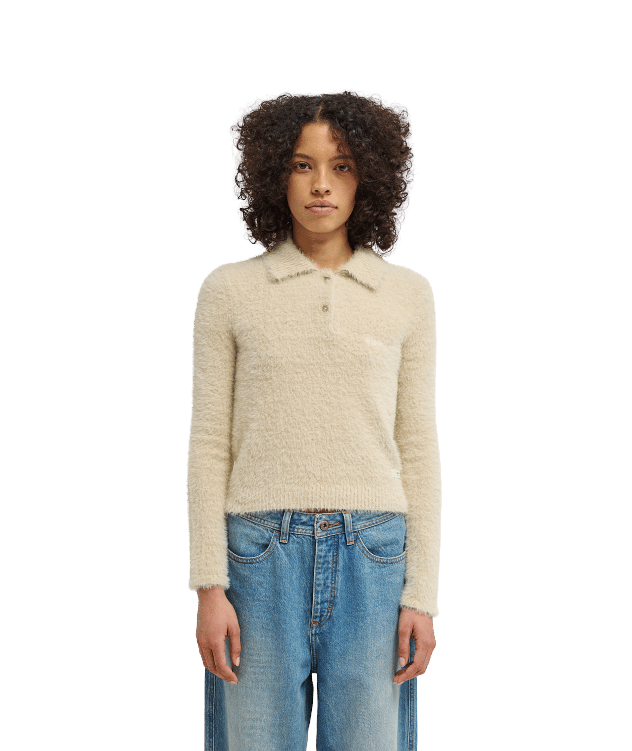 Hairy Polow Cardigan Trui