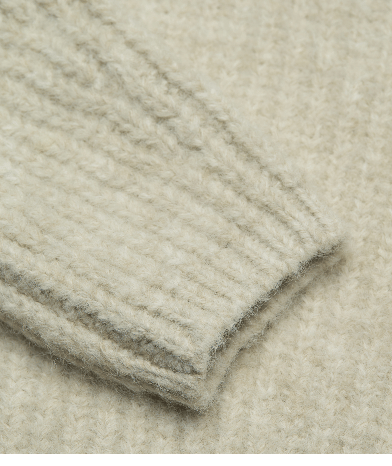 Highneck Quart Cardigan Trui