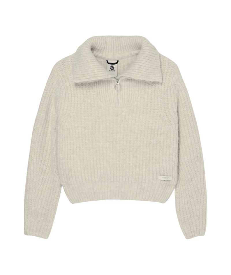 Highneck Quart Cardigan Trui