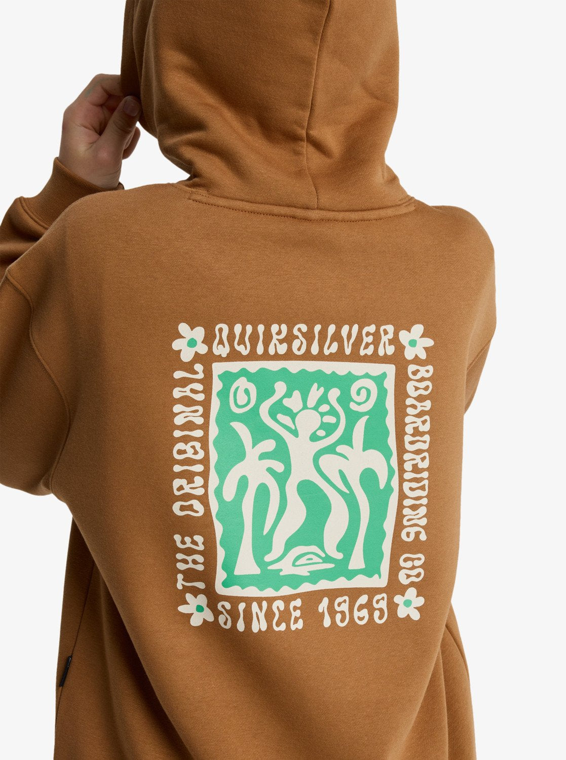 Graphic Hero Hoodie Youth Tobacco Brown