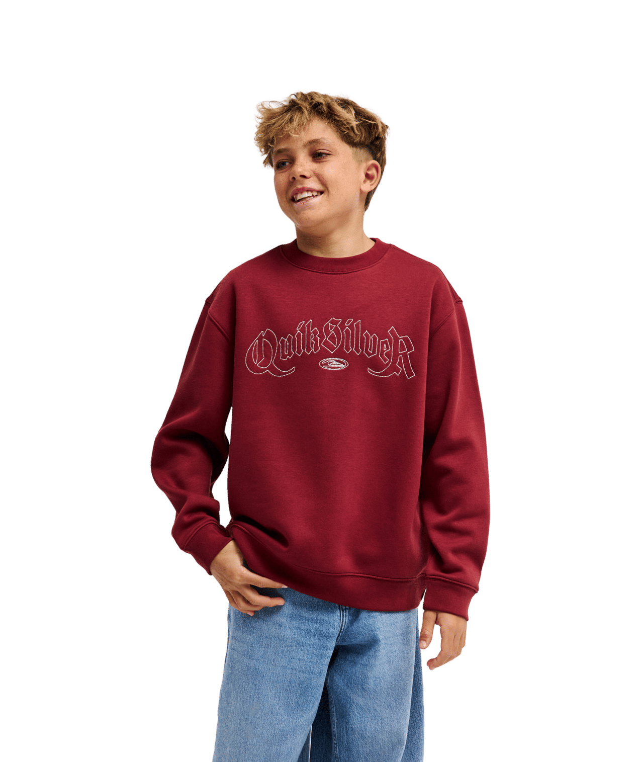 Graphic Crew Ov Crew Neck Fleece trui
