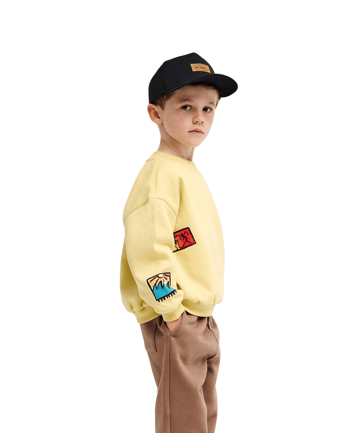 Hippie Jump Crew Neck Fleece trui