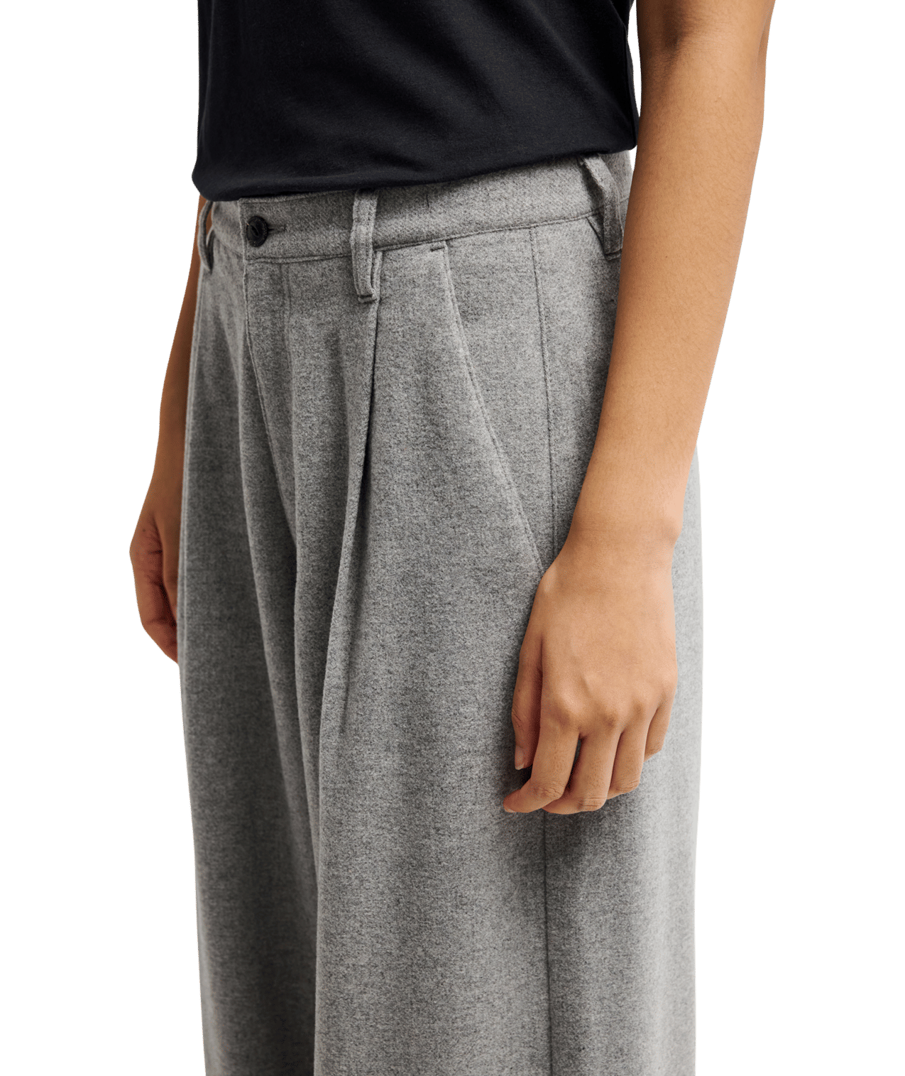 Wool Pant Fixed Lange Broek