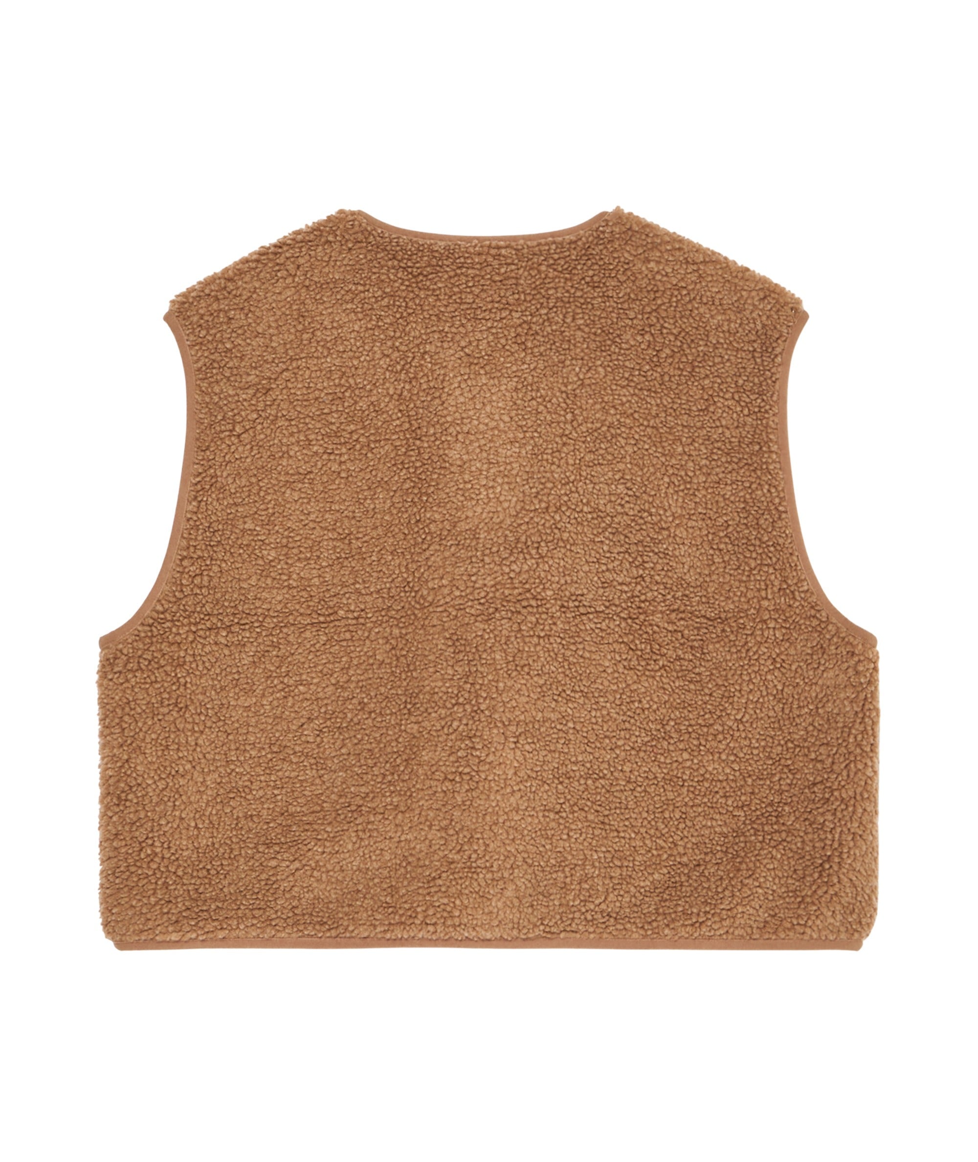 Cropped Vest Full Zip Polar Fleece Trui