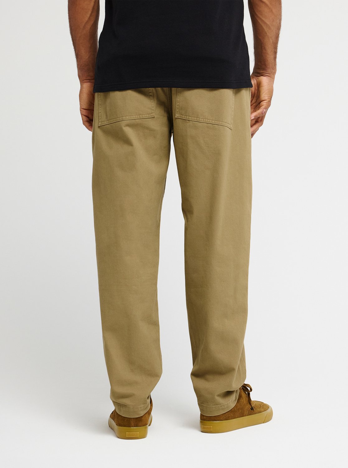 Diamond Pleated Pant Lange Broek