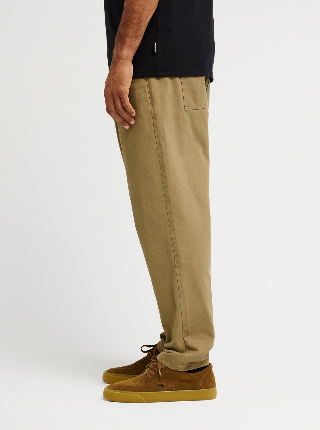 Diamond Pleated Pant Lange Broek