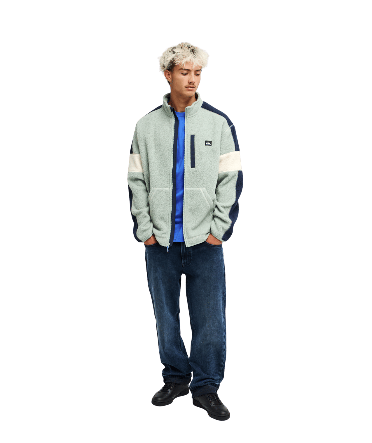 Clean Coast Blo Half Zip Polar Fleece Trui