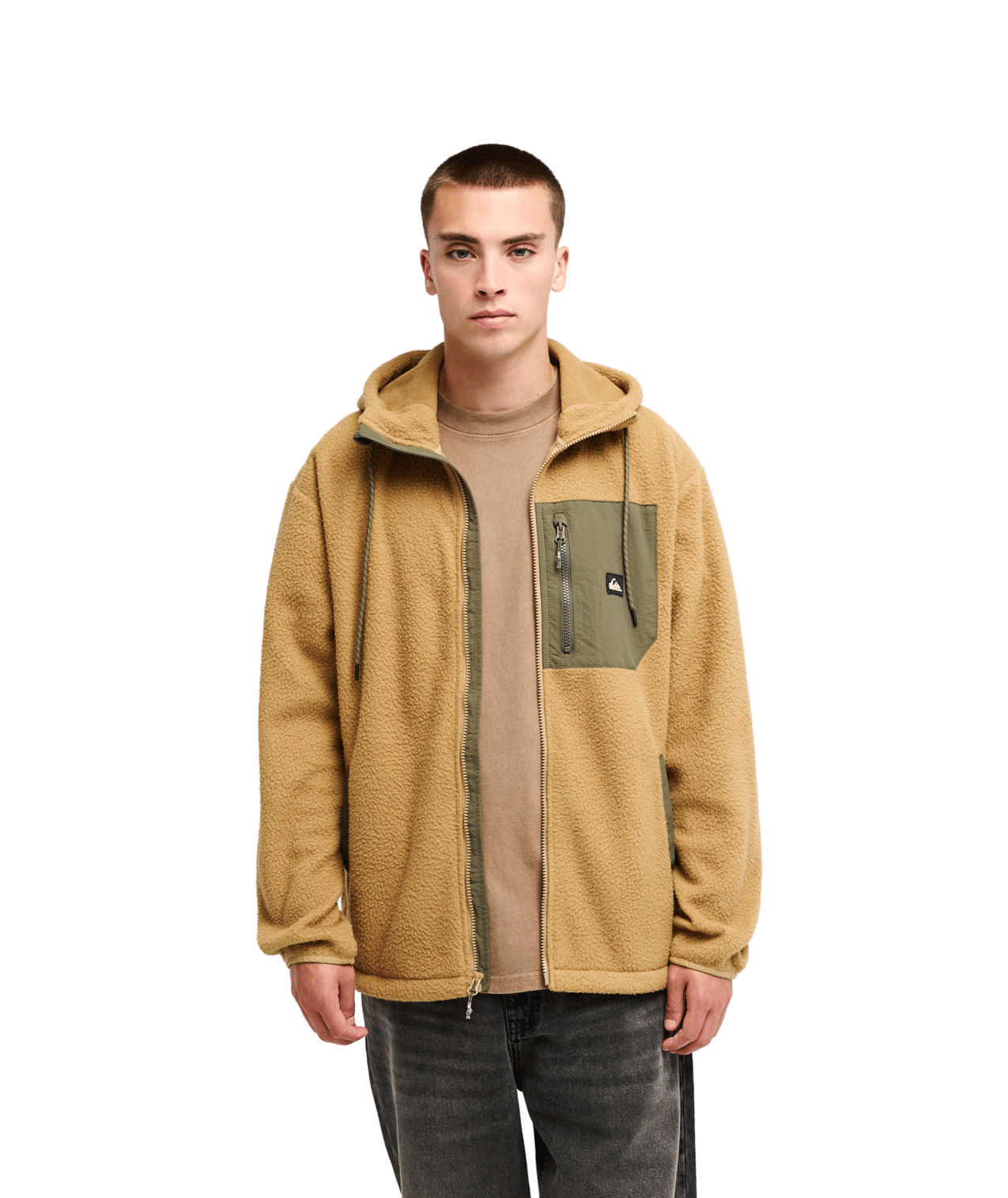 Clean Cost Hood Full Zip Polar Fleece Trui
