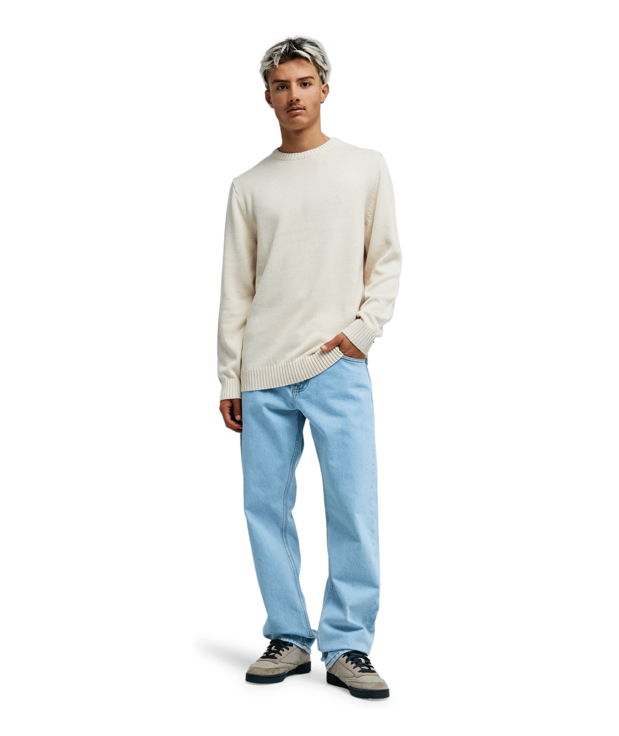Salt Water Sweater Crew Neck Trui
