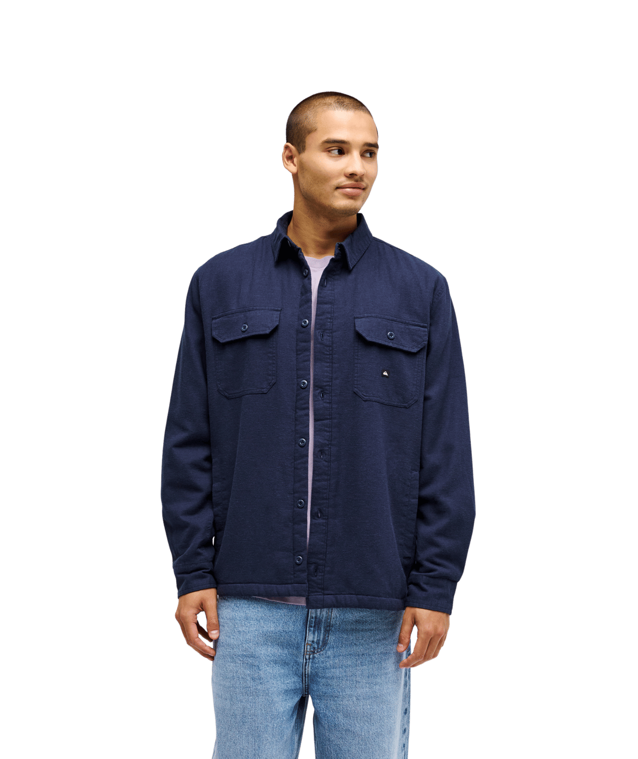Sherpa Solid Lange Mouwen Overhemd