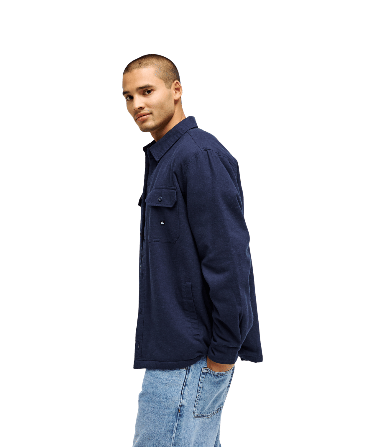 Sherpa Solid Lange Mouwen Overhemd