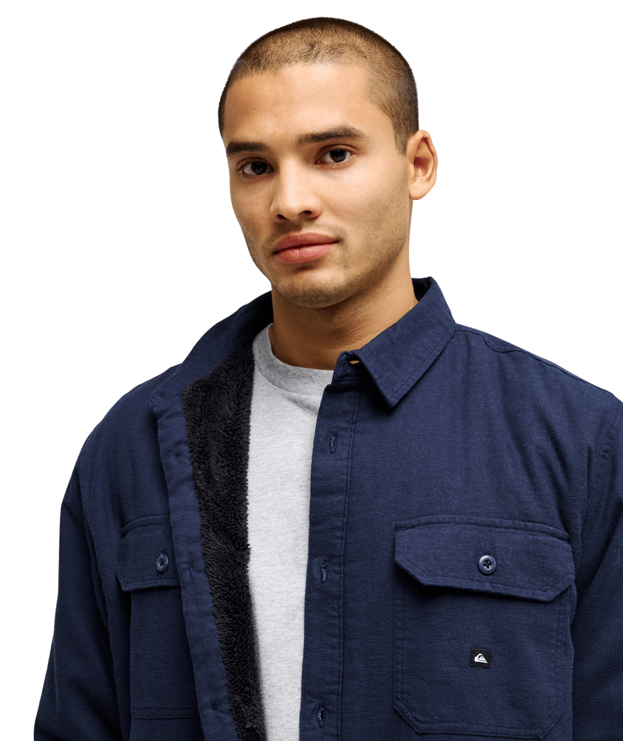 Sherpa Solid Lange Mouwen Overhemd