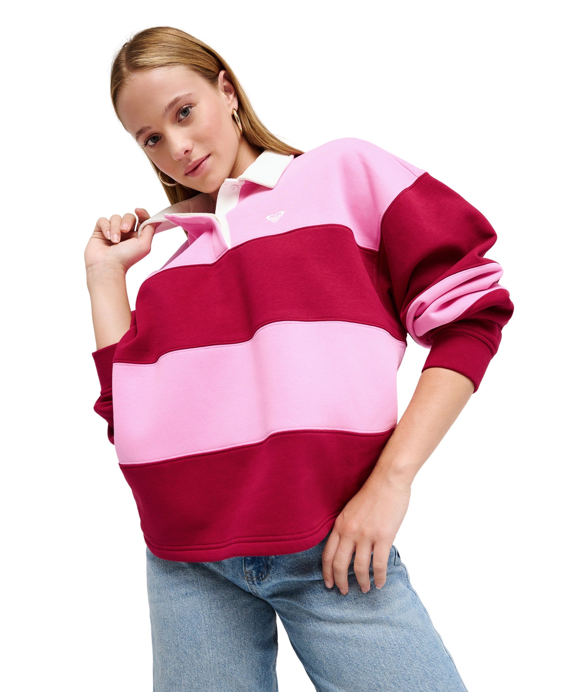 Cross Your Mind Pullover Fleece Trui Voor Dames