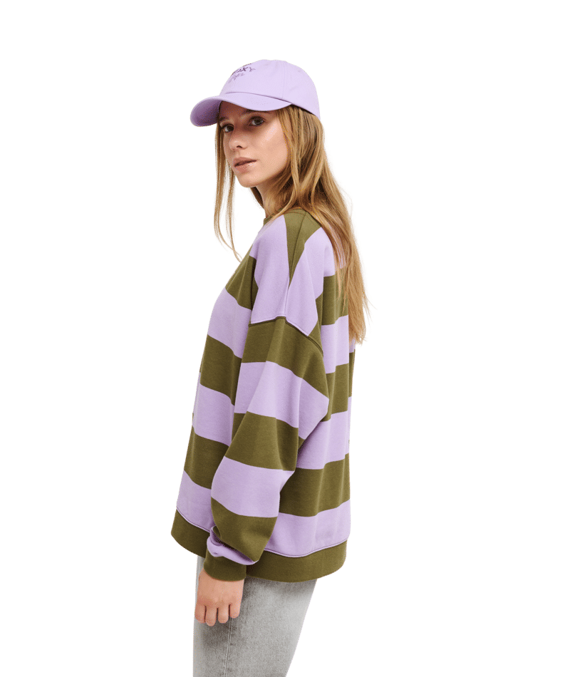 Strictly Stripe Full Zip Fleece Trui