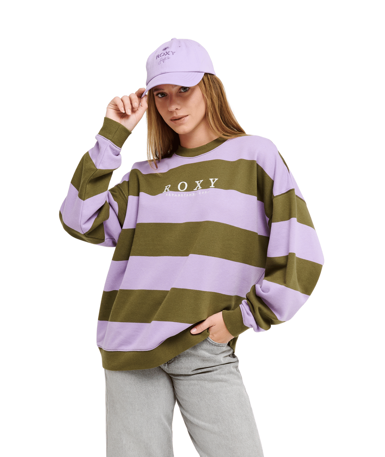 Strictly Stripe Full Zip Fleece Trui