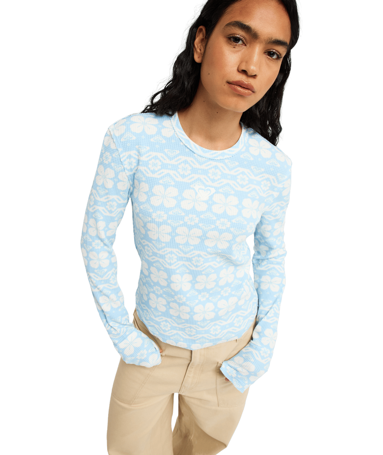Snowflake Jam Lange Mouwen Top Voor Dames
