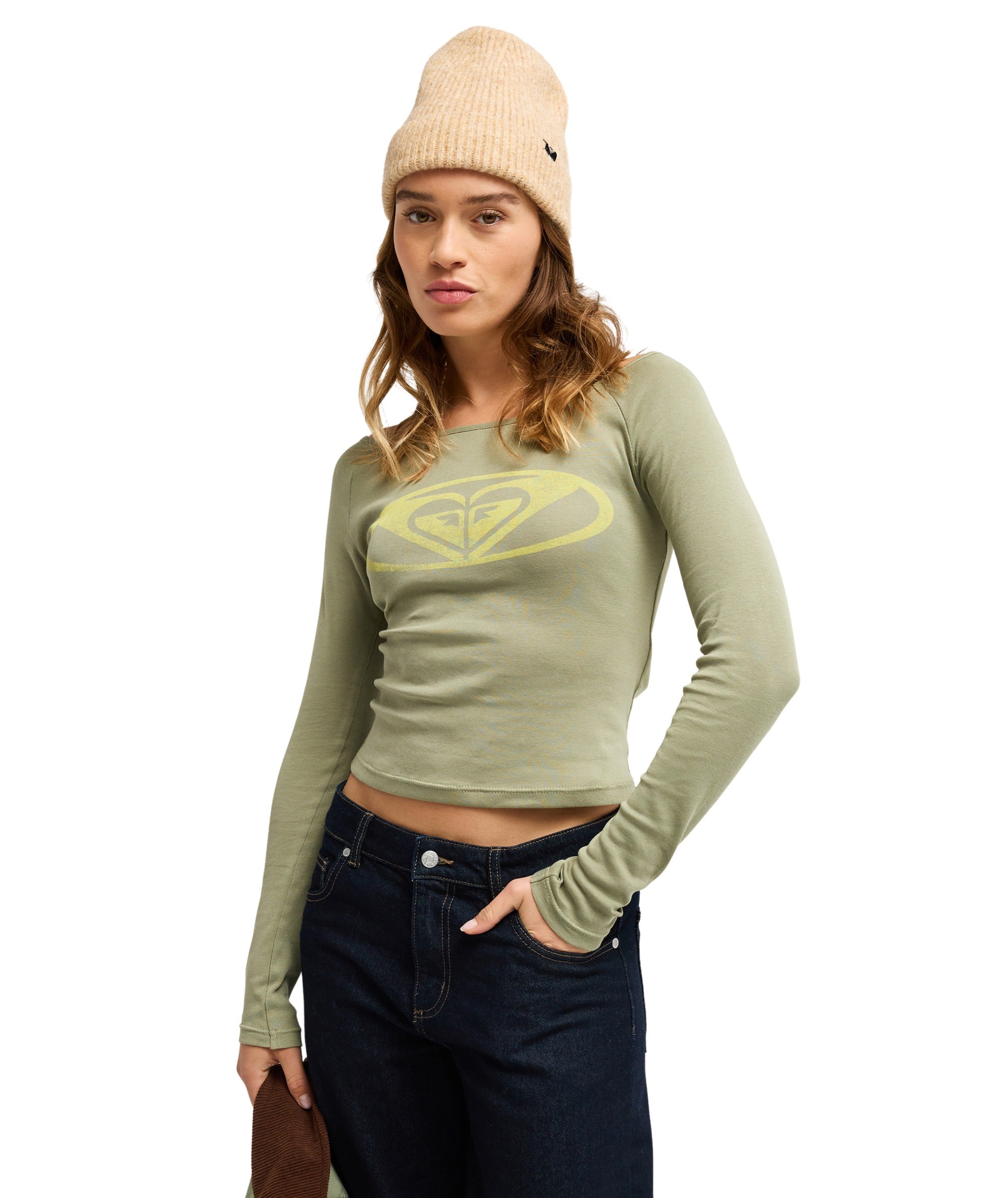 Candied Coastline Lange Mouwen Top Voor Dames