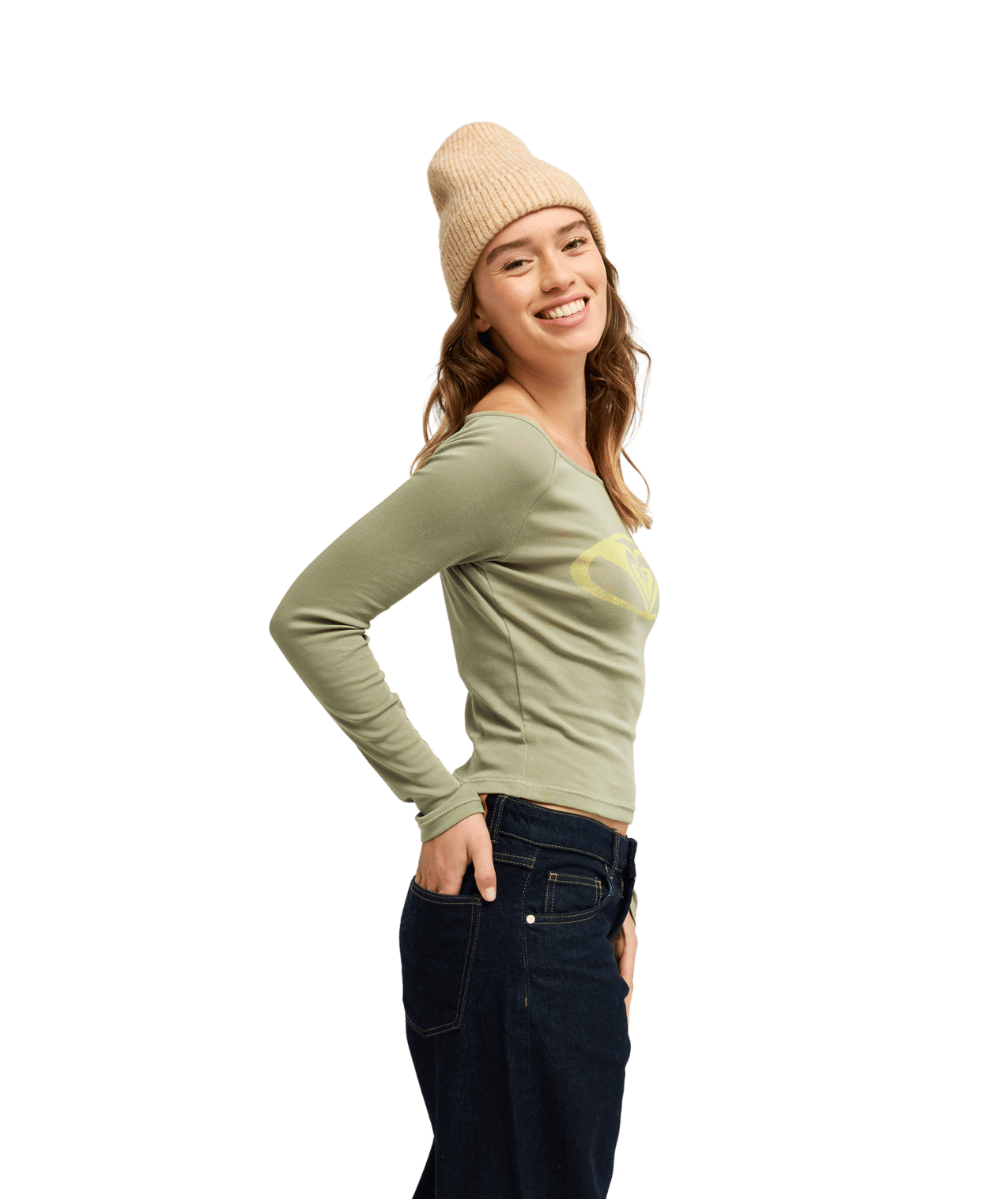 Candied Coastline Lange Mouwen Top Voor Dames