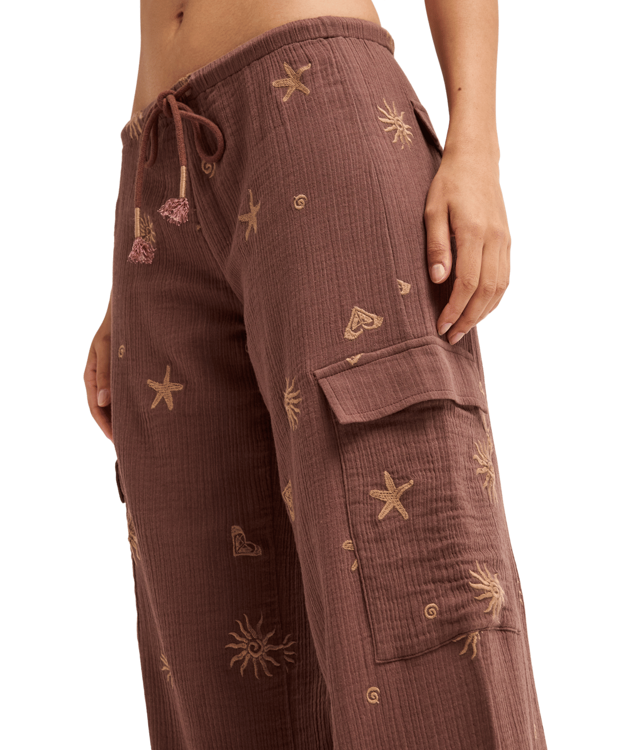 Stardust Sand Elastic Broek Voor Dames