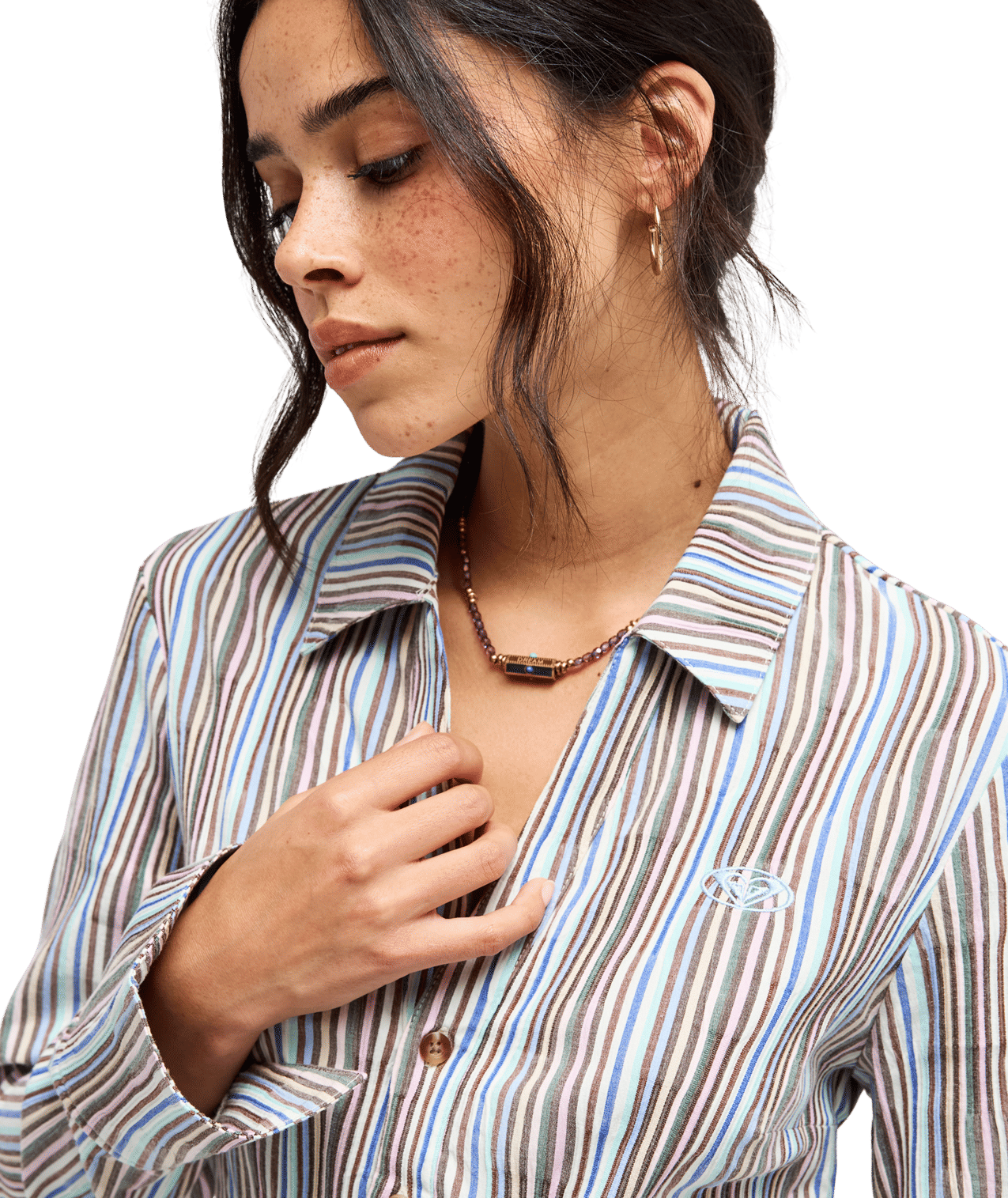 Wave Hurricane Lange Mouwen Blouse Voor Dames