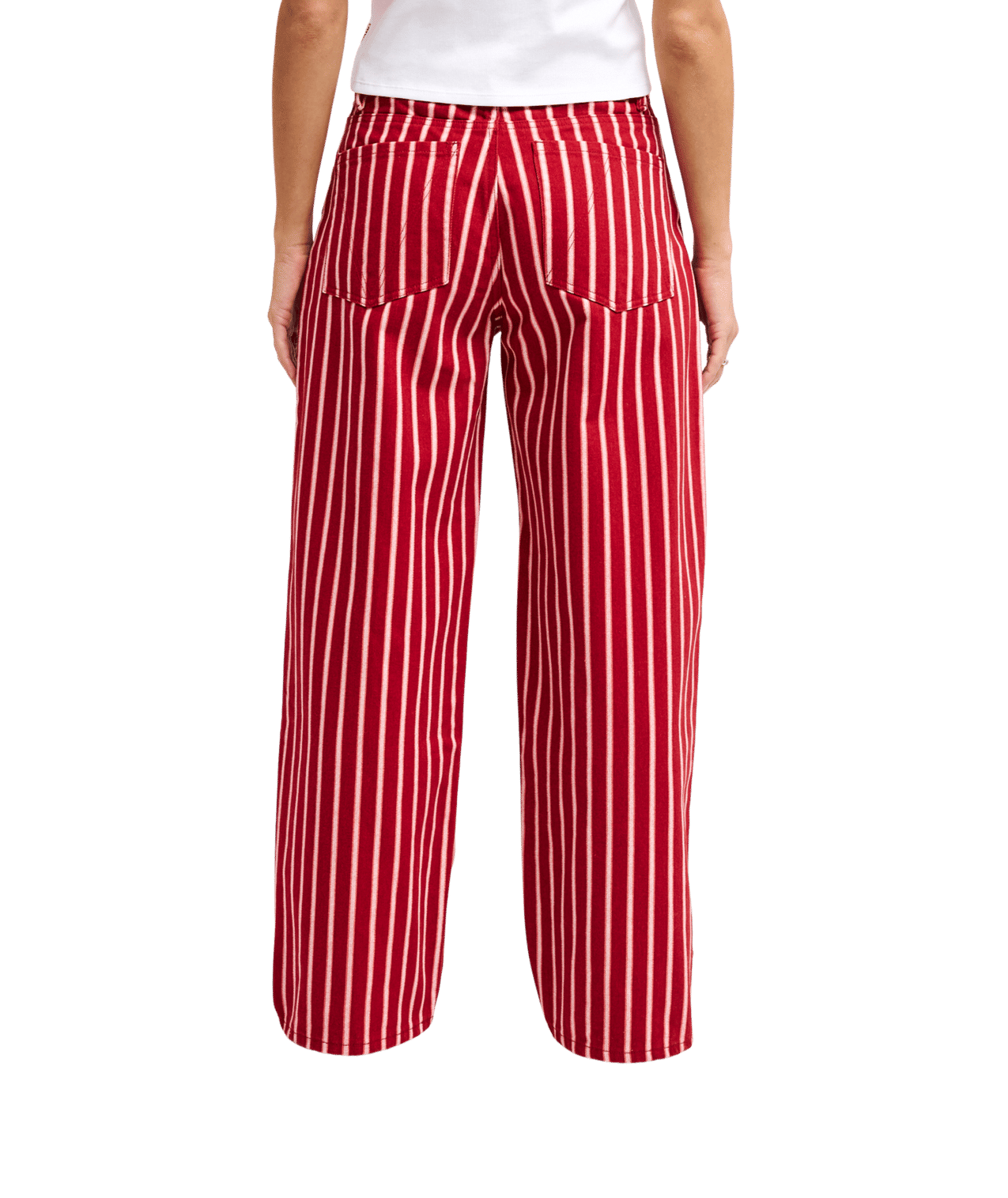 Lola Stripes Fixed Waist Lange Broek