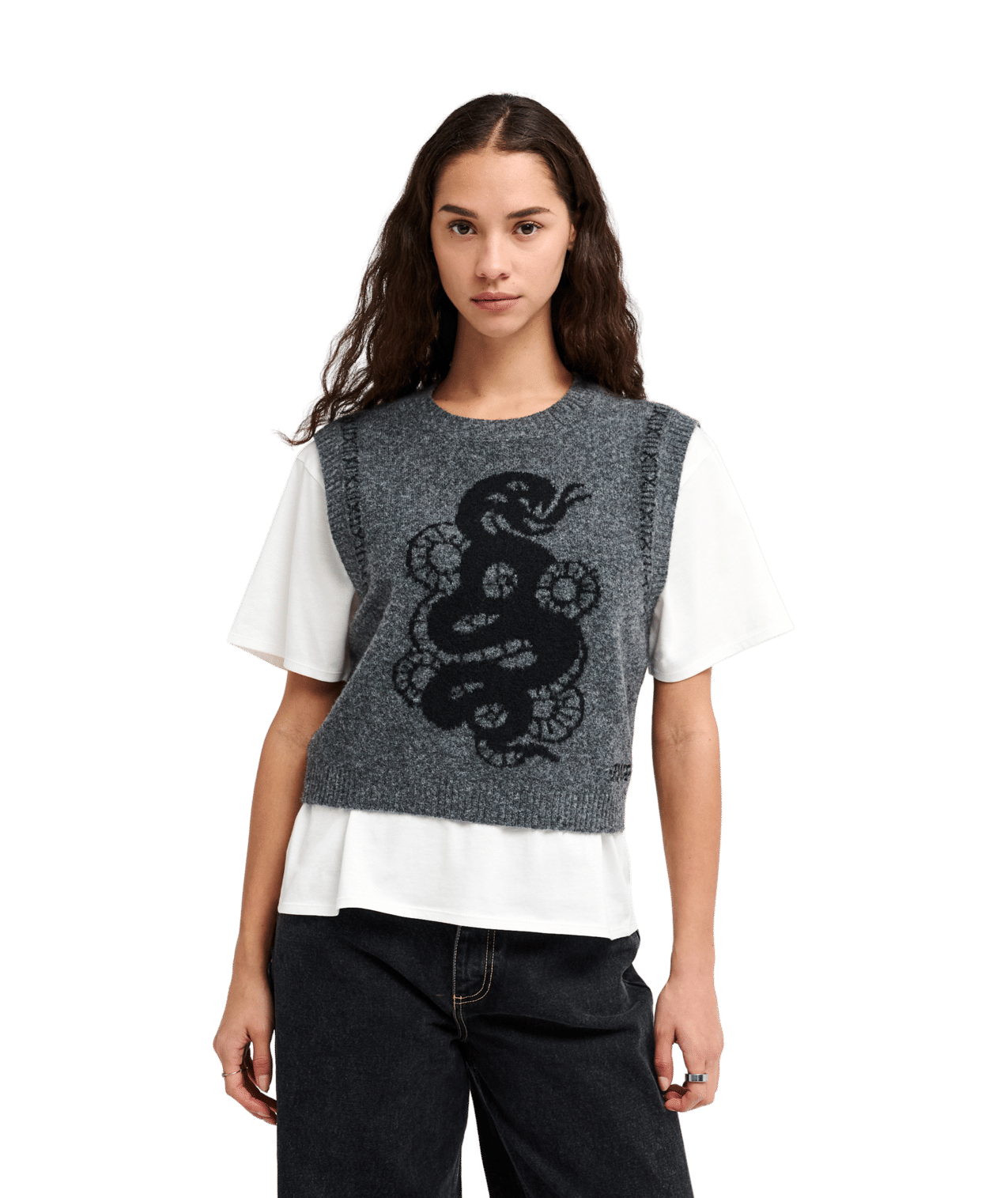 Dalas Snake Crew Neck Trui