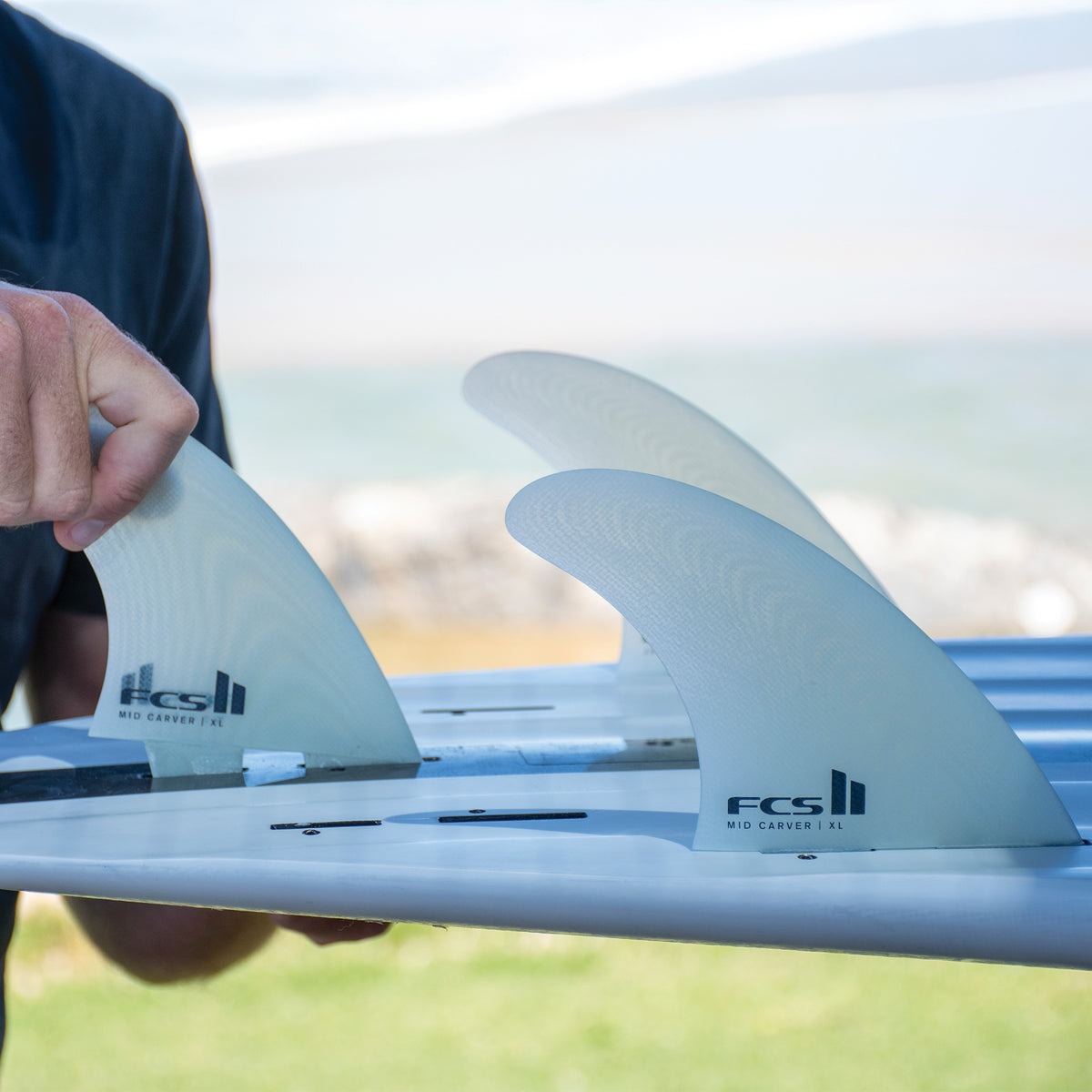 Mid Carver PG Xlarge Clear - Surfboard fins