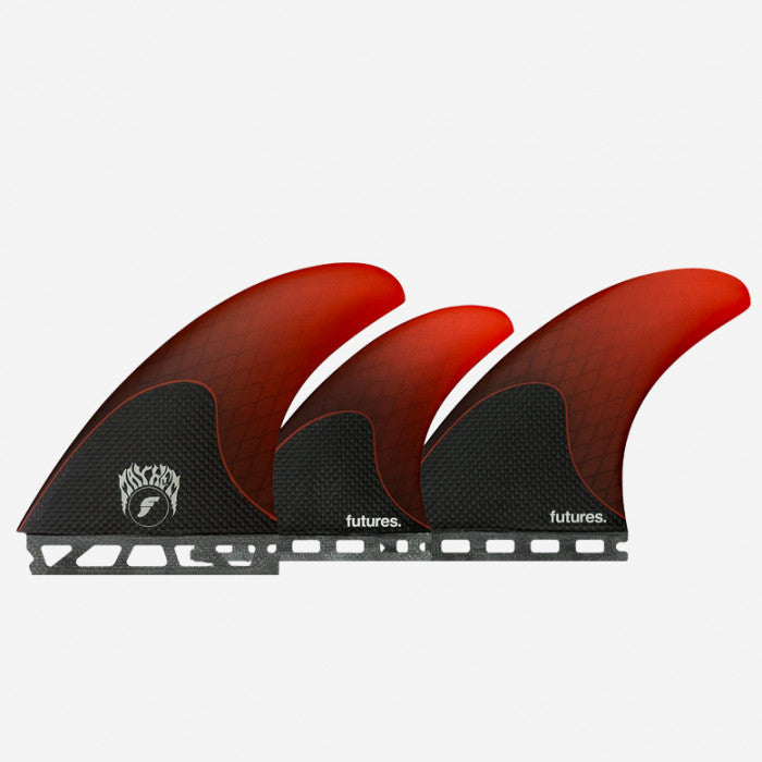 Futures Fins 5 Fins - LOST / MAYHEM 3.0 - RTM Hex Red Signature