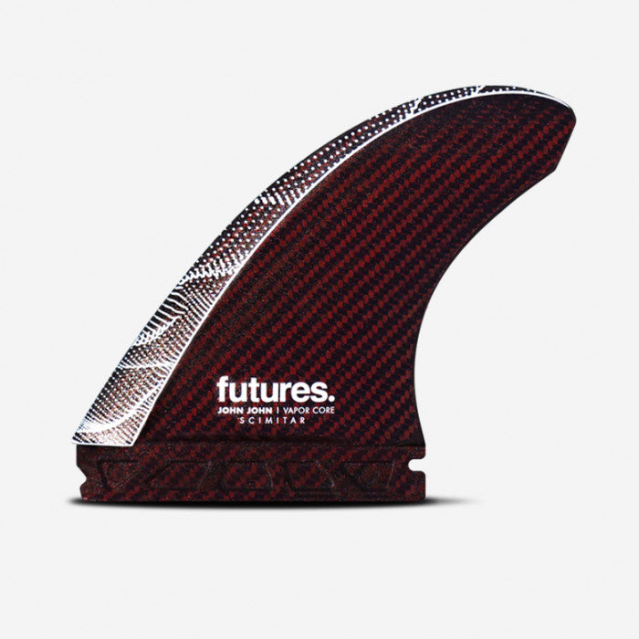 Futures Fins John John Florence Scimitar Vapor Core - Carbon
