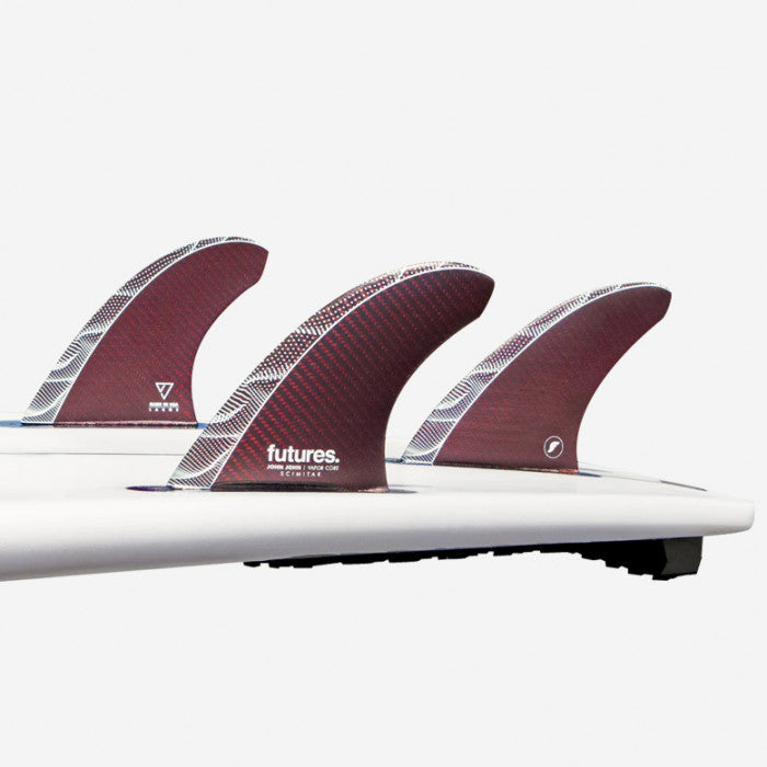 Futures Fins John John Florence Scimitar Vapor Core - Carbon