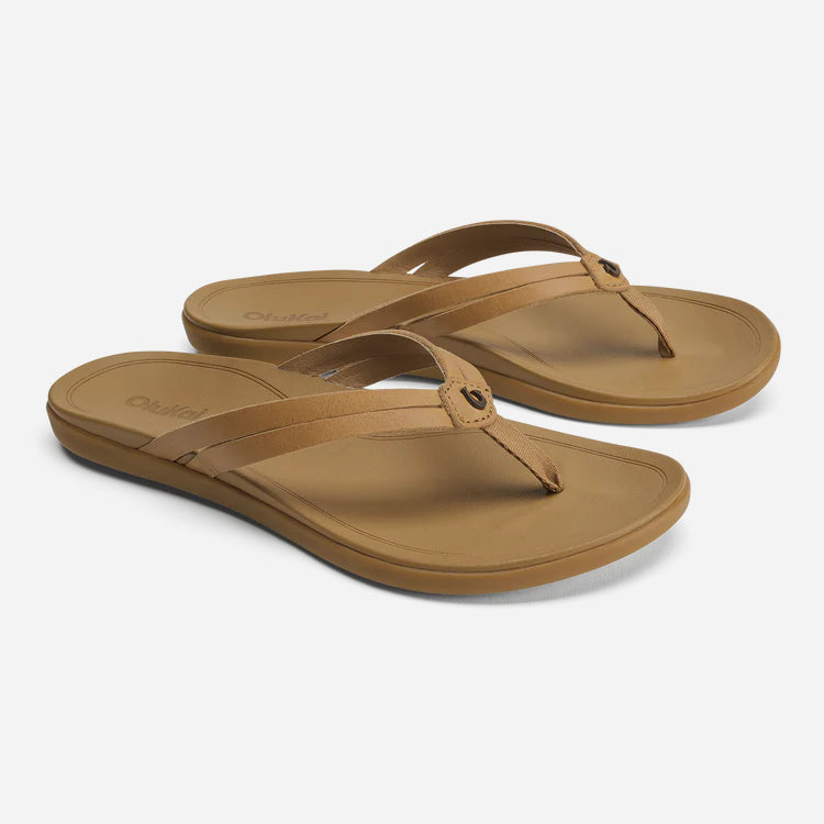 Olukai Ho'opio Hui Womens Leather Sandal